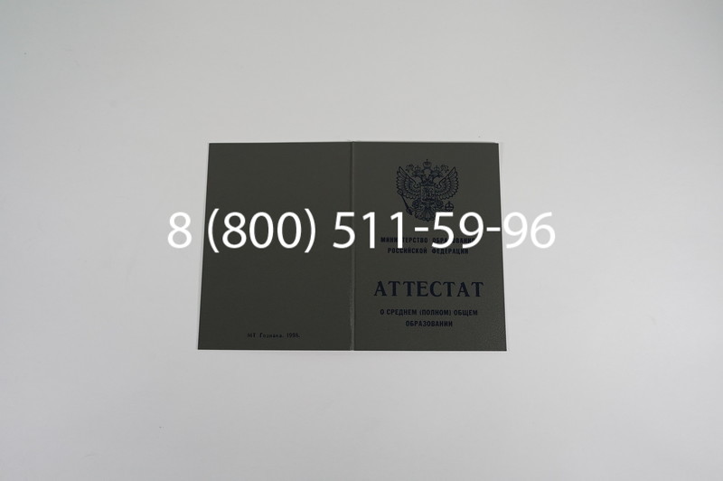 Заказать Аттестат за 11 класс 1994-2006 годов в Челябинске