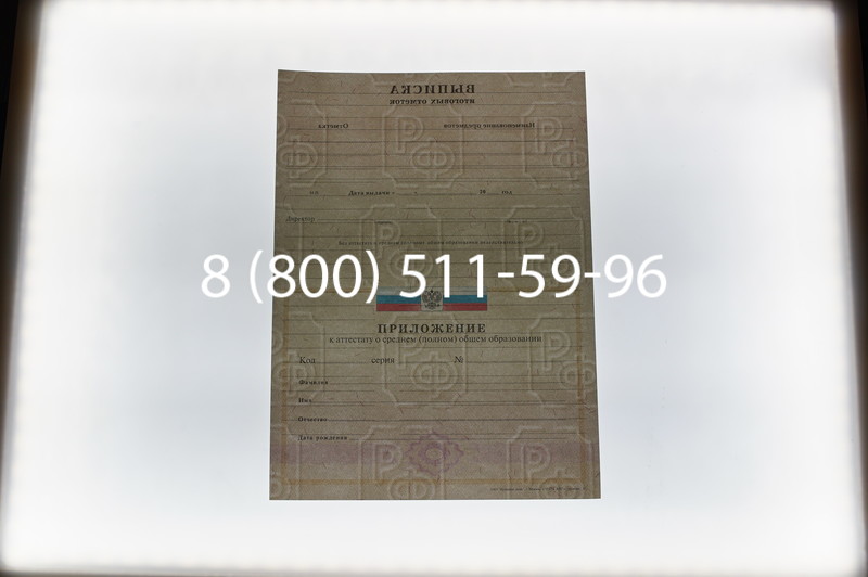 Заказать Аттестат за 11 класс 2007-2010 годов в Челябинске