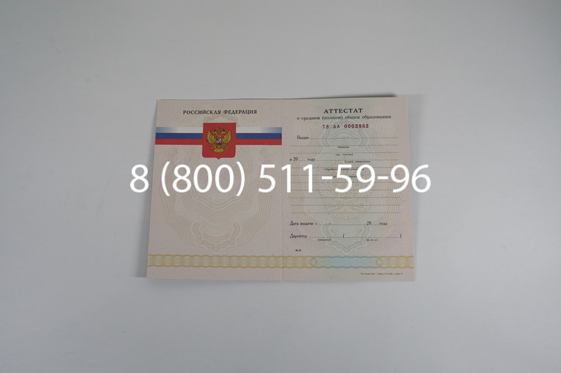 Заказать Аттестат за 11 класс 2007-2010 годов в Челябинске