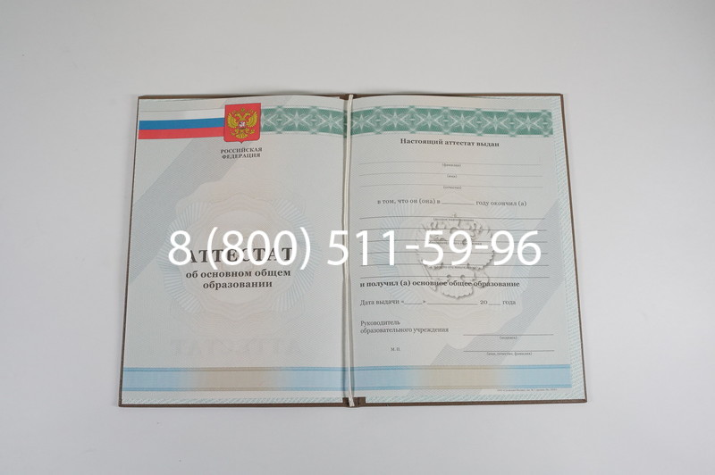 Аттестат за 9 класс 2011-2013 годов в Челябинске