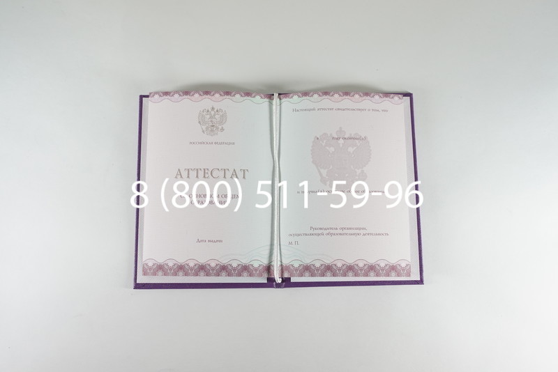 Заказать Аттестат за 9 класс 2014-2026года в Челябинске