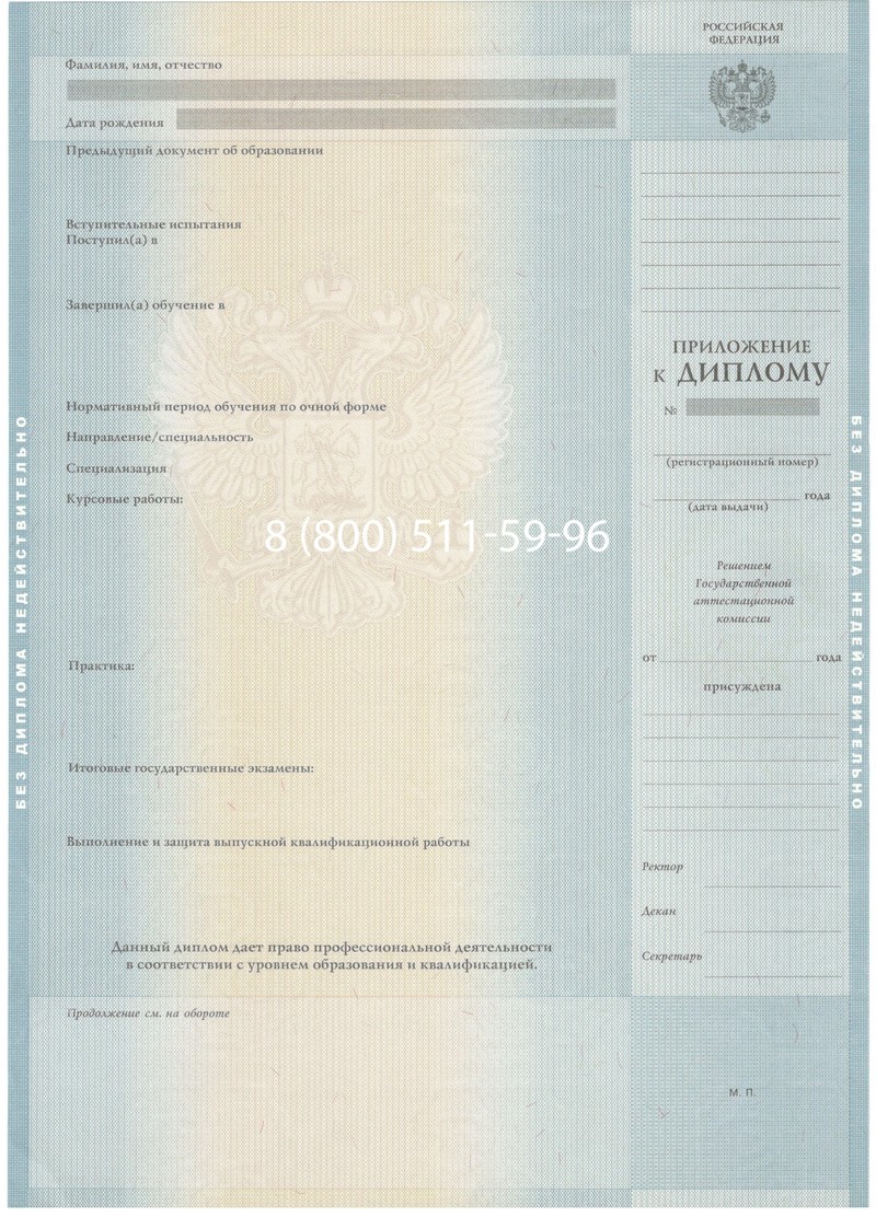 Заказать Диплом бакалавра 2012-2013 годов в Челябинске