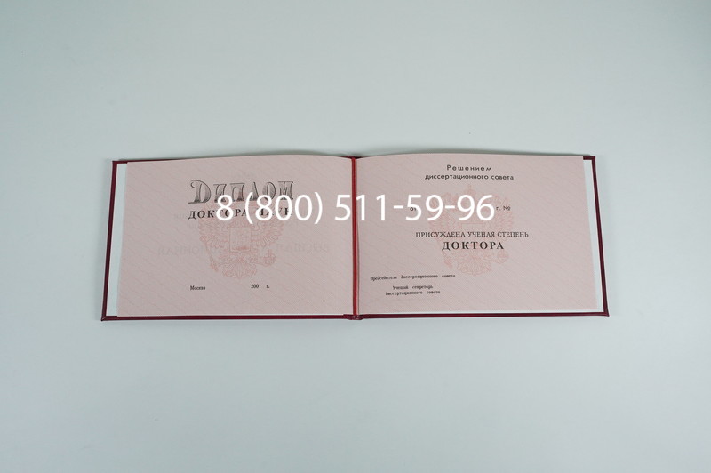 Заказать Диплом доктора наук 1995-2006 года в Челябинске