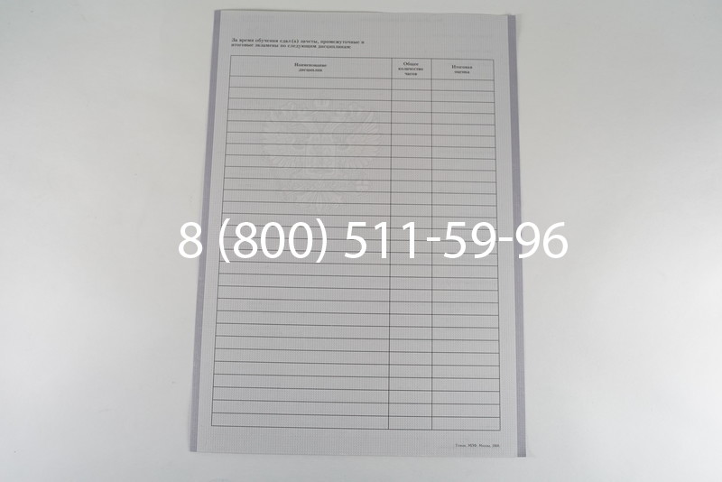 Диплом колледжа 2007-2010 годов в Челябинске