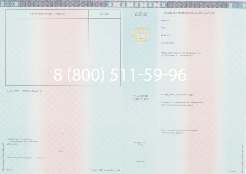 Заказать Диплом магистра 2014-2026 года в Челябинске