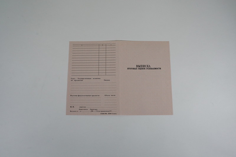 Диплом о начальном образовании 1995-2006 годов в Челябинске