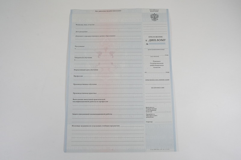 Диплом о начальном образовании  2007-2009 годов в Челябинске