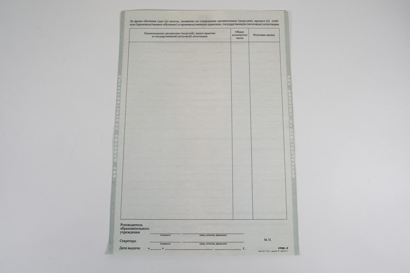Диплом о начальном образовании  2010-2026 годов в Челябинске