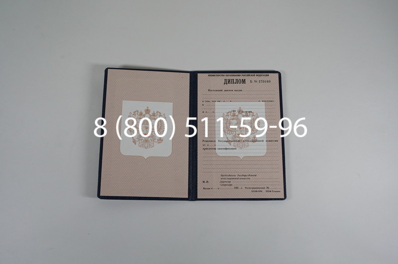 Заказать Диплом ПТУ 1995-2006 годов в Челябинске