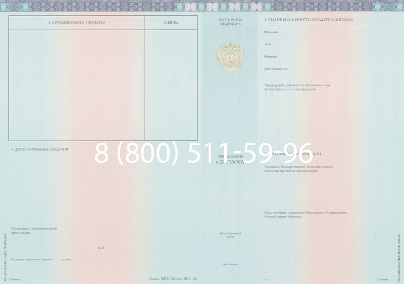 Заказать Диплом специалиста 2014-2026 года в Челябинске