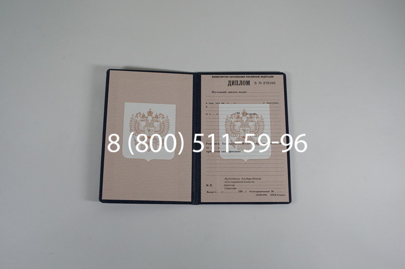 Заказать Диплом училища 1995-2006 годов в Челябинске