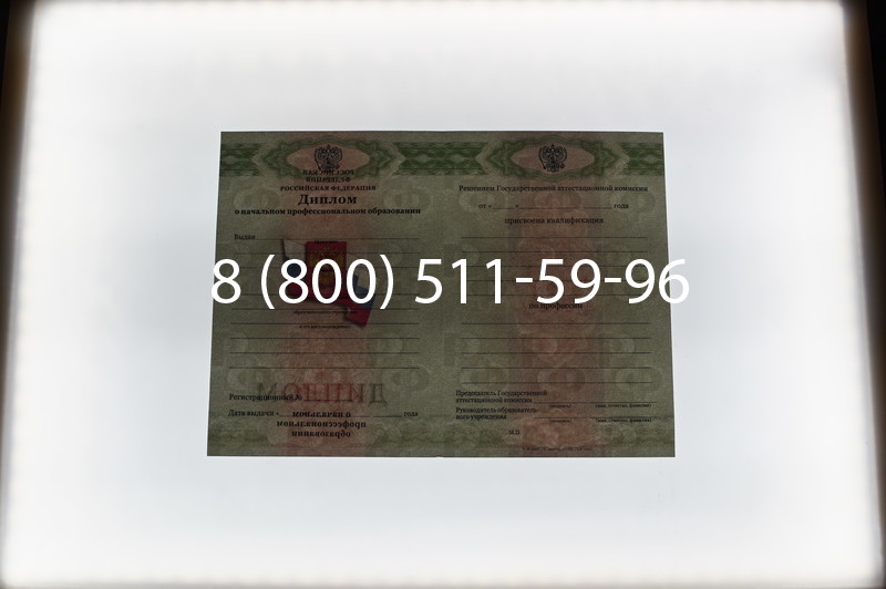 Заказать Диплом училища 2010 год в Челябинске