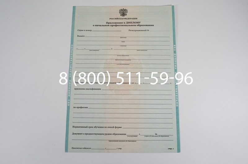 Диплом училища 2010 год в Челябинске